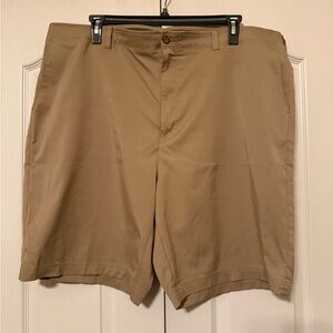 PGA Tour Men's Khaki Flat Front Shorts